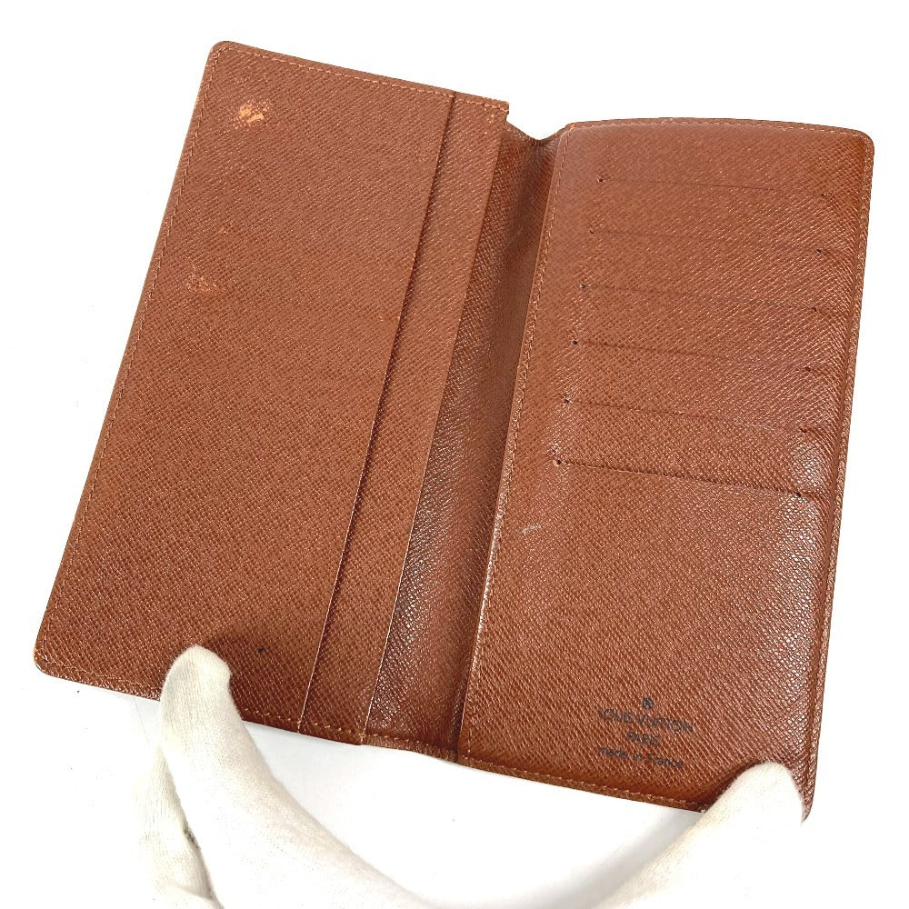 LOUIS VUITTON M60825 モノグラム ポルトカルトクレディ 2つ折り長札入れ ロングウォレット 長財布 モノグラムキャンバス ユニセックス ブラウン