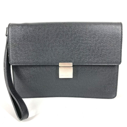 LOUIS VUITTON M30782 タイガ セレンガ カバン ストラップ フラップ ポーチ クラッチバッグ セカンドバッグ タイガレザー メンズ アルドワーズ ブラック