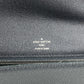 LOUIS VUITTON M30782 Taiga Selenga Bag, Strap, Flap Pouch, Clutch Bag, Second Bag, Taiga Leather, Men's, Ardoise, Black