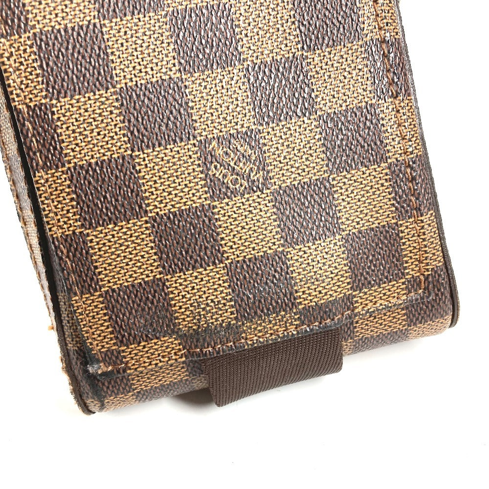 LOUIS VUITTON N51994 ダミエ ジェロニモス 旧 カバン ショルダーバッグ ウエストバッグ ボディバッグ ダミエキャンバス ユニセックス エベヌ ブラウン