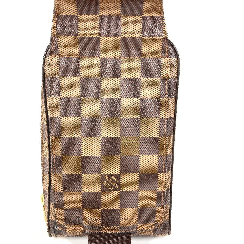LOUIS VUITTON N51994 ダミエ ジェロニモス 旧 カバン ショルダーバッグ ウエストバッグ ボディバッグ ダミエキャンバス ユニセックス エベヌ ブラウン