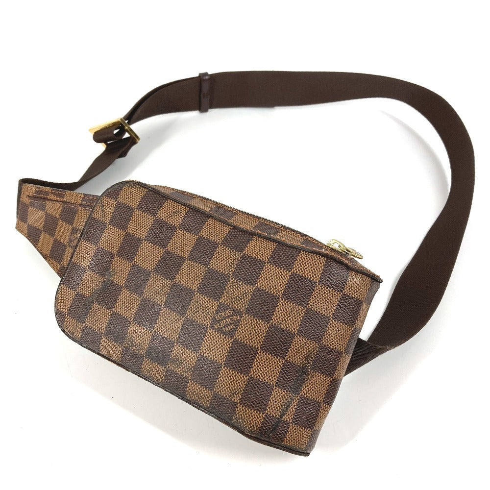 LOUIS VUITTON N51994 ダミエ ジェロニモス 旧 カバン ショルダーバッグ ウエストバッグ ボディバッグ ダミエキャンバス ユニセックス エベヌ ブラウン