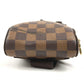 LOUIS VUITTON N51994 ダミエ ジェロニモス 旧 カバン ショルダーバッグ ウエストバッグ ボディバッグ ダミエキャンバス ユニセックス エベヌ ブラウン