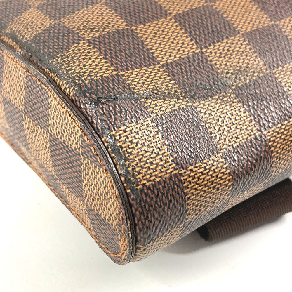 LOUIS VUITTON N51994 ダミエ ジェロニモス 旧 カバン ショルダーバッグ ウエストバッグ ボディバッグ ダミエキャンバス ユニセックス エベヌ ブラウン