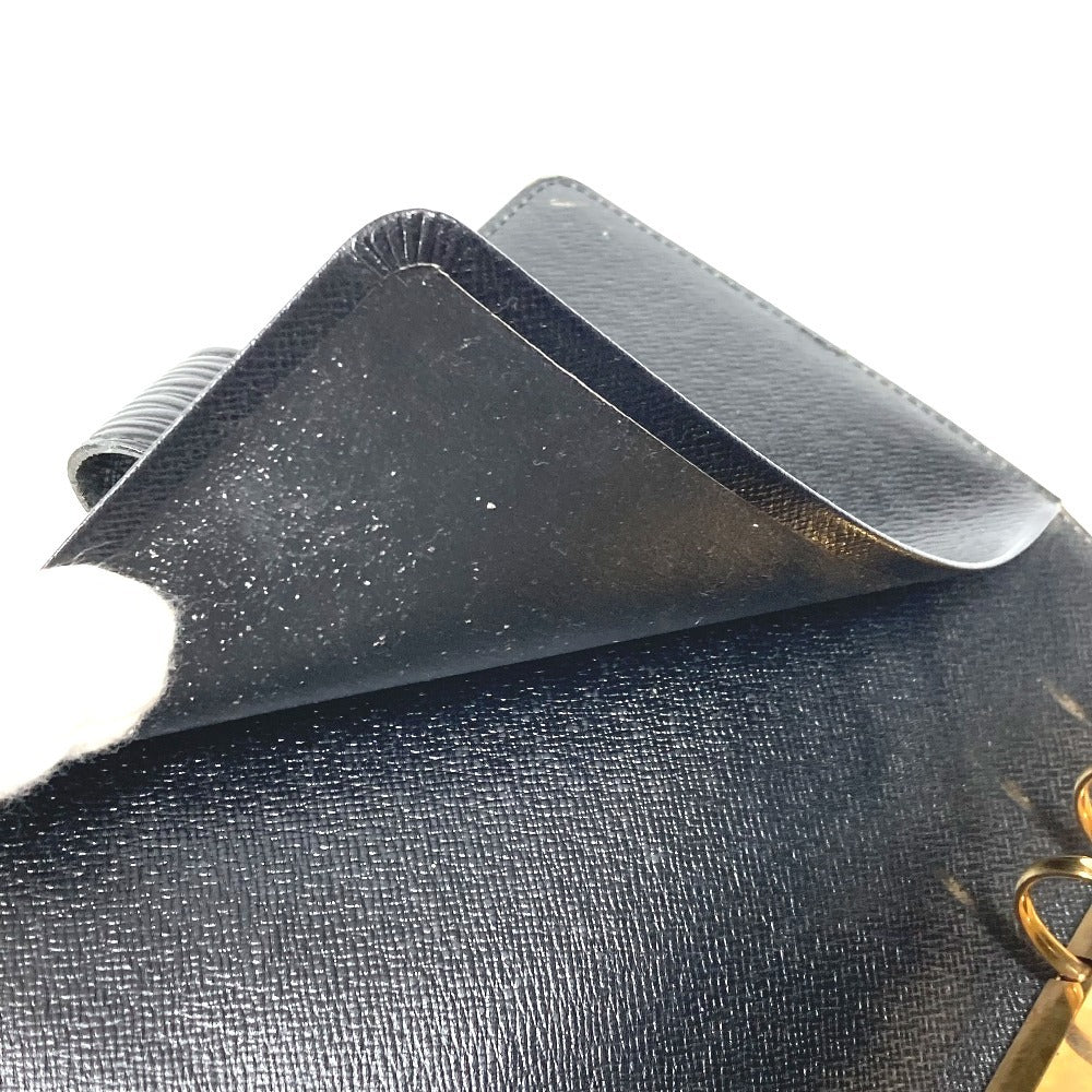 LOUIS VUITTON R20202 エピ アジェンダMM アジェンダ MM システム手帳 ケース ステーショナリー 手帳カバー エピレザー ユニセックス ブラック