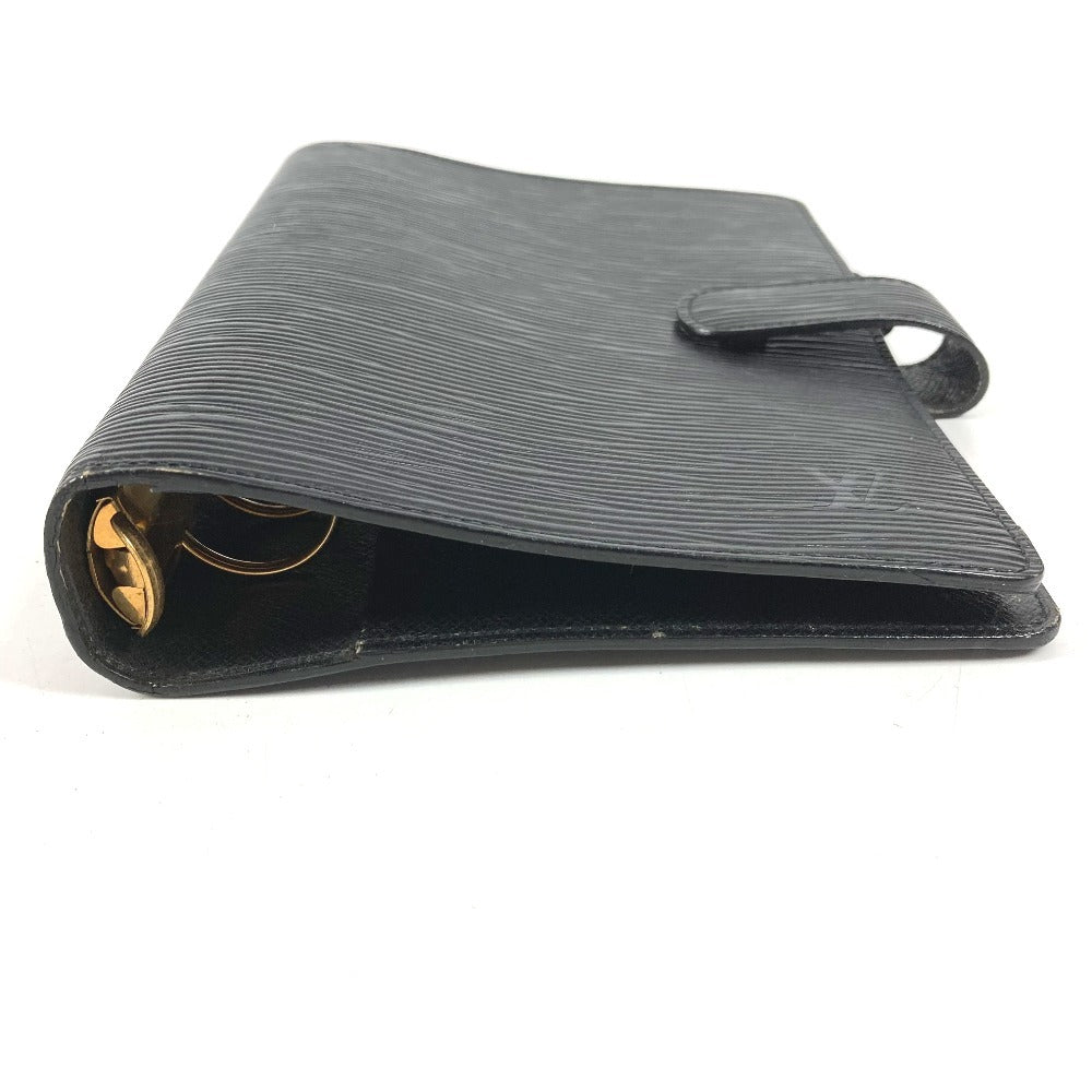 LOUIS VUITTON R20202 エピ アジェンダMM アジェンダ MM システム手帳 ケース ステーショナリー 手帳カバー エピレザー ユニセックス ブラック