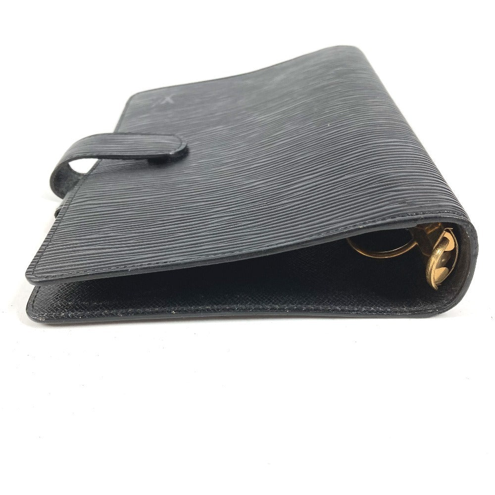 LOUIS VUITTON R20202 エピ アジェンダMM アジェンダ MM システム手帳 ケース ステーショナリー 手帳カバー エピレザー ユニセックス ブラック