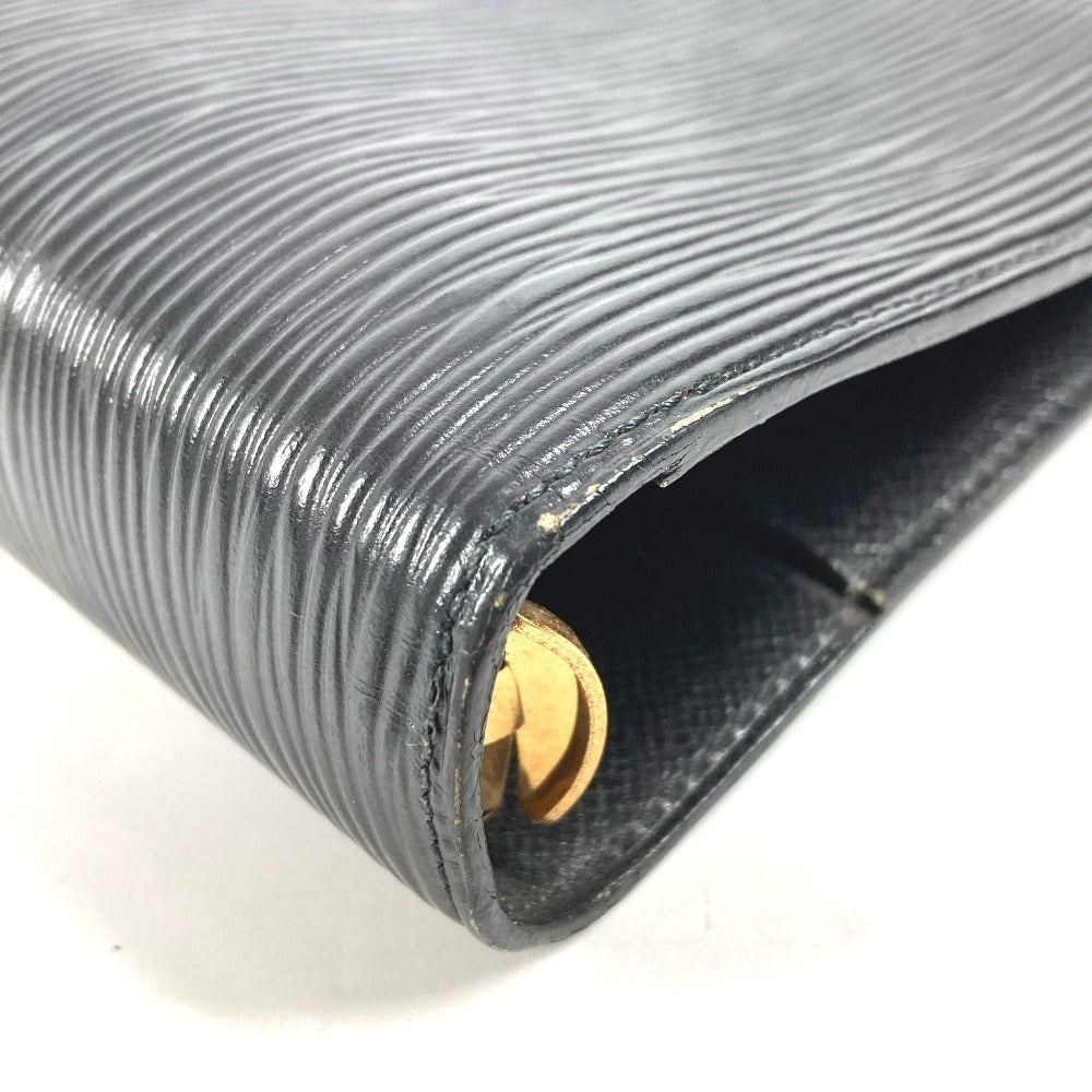 LOUIS VUITTON R20202 エピ アジェンダMM アジェンダ MM システム手帳 ケース ステーショナリー 手帳カバー エピレザー ユニセックス ブラック