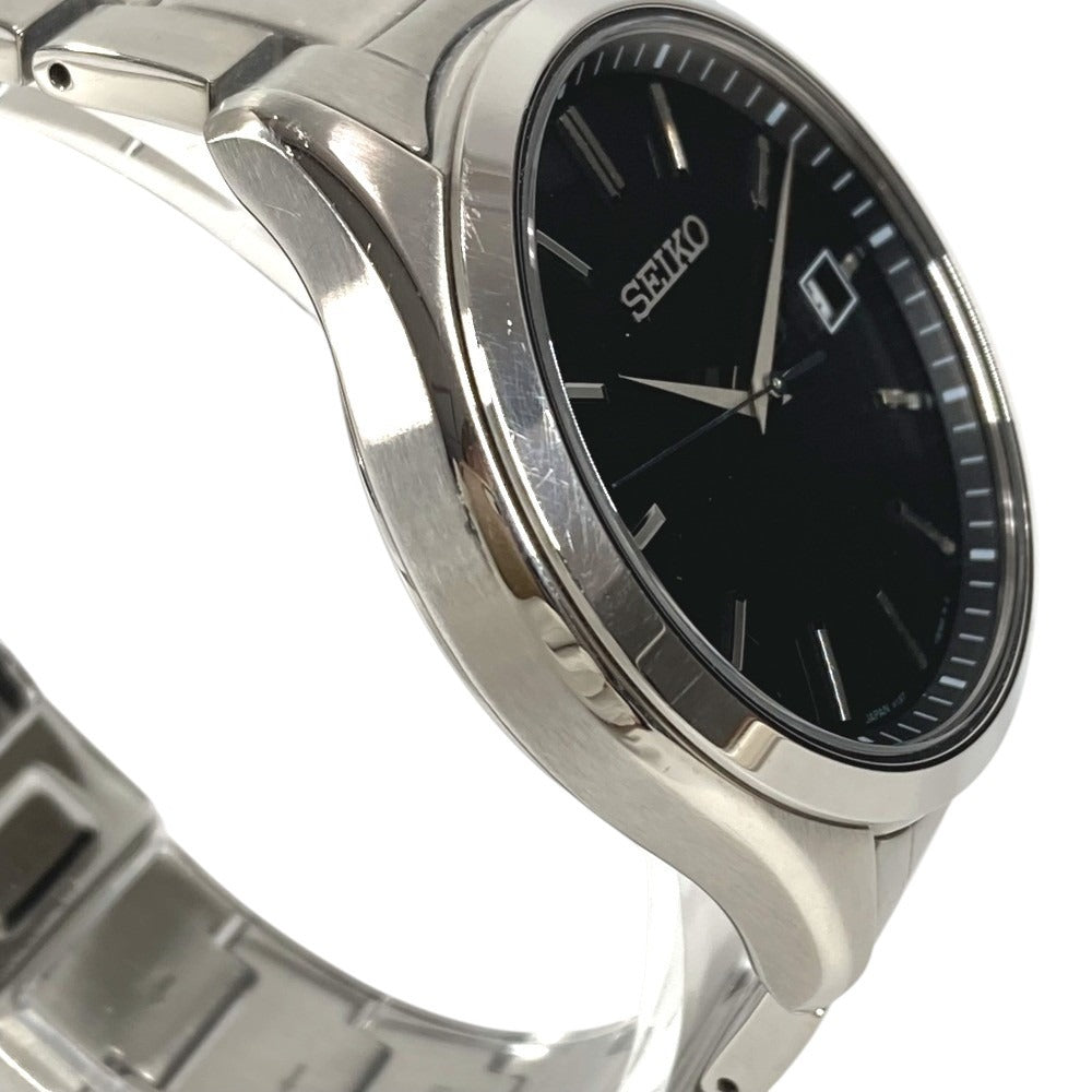 SEIKO V157-0DR0 ロゴ Sシリーズ SBPX147 ウォッチ メンズウォッチ 時計 腕時計 SS メンズ シルバー