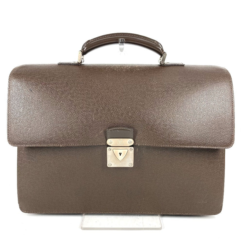 LOUIS VUITTON M31068 タイガ ラギート ハンドバッグ カバン トートバッグ 書類バッグ ブリーフケース ビジネスバッグ タイガレザー ユニセックス グリズリ ブラウン