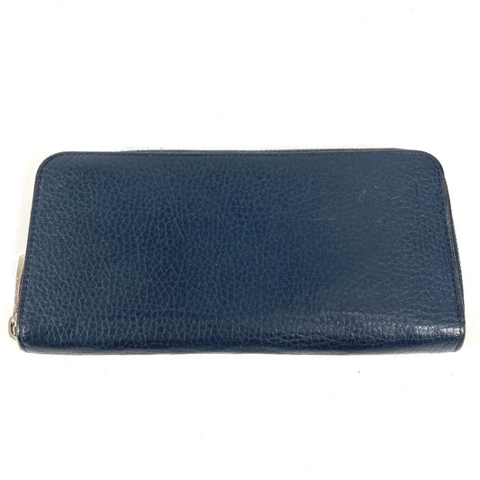LOUIS VUITTON M58823 ジッピーウォレット ヴェルティカル ラウンドファスナー ロングウォレット 長財布 トリヨンレザー ユニセックス ネイビー