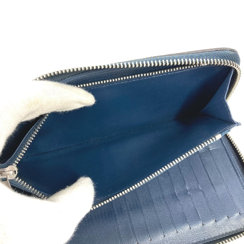 LOUIS VUITTON M58823 ジッピーウォレット ヴェルティカル ラウンドファスナー ロングウォレット 長財布 トリヨンレザー ユニセックス ネイビー