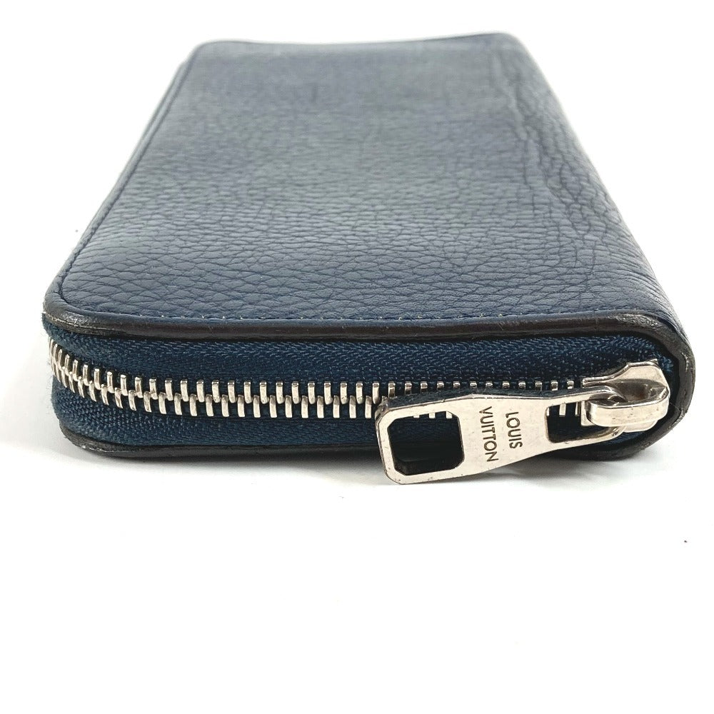 LOUIS VUITTON M58823 ジッピーウォレット ヴェルティカル ラウンドファスナー ロングウォレット 長財布 トリヨンレザー ユニセックス ネイビー
