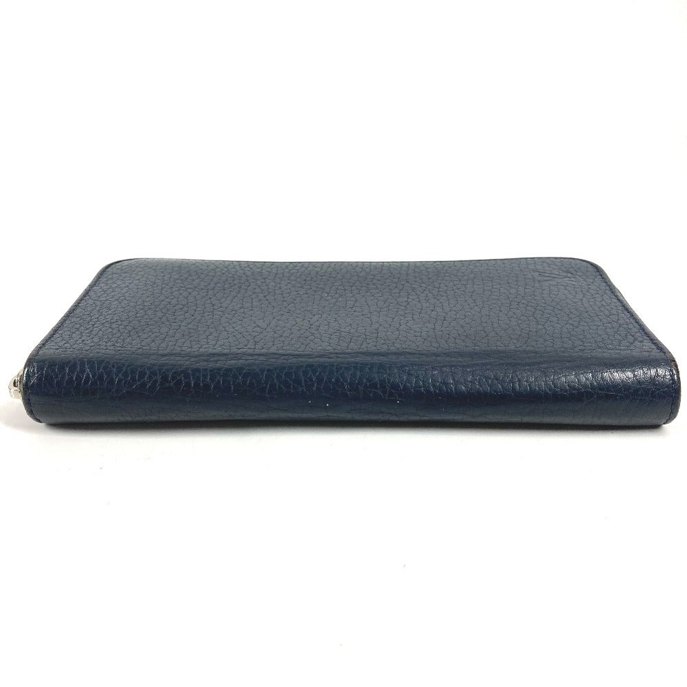LOUIS VUITTON M58823 ジッピーウォレット ヴェルティカル ラウンドファスナー ロングウォレット 長財布 トリヨンレザー ユニセックス ネイビー