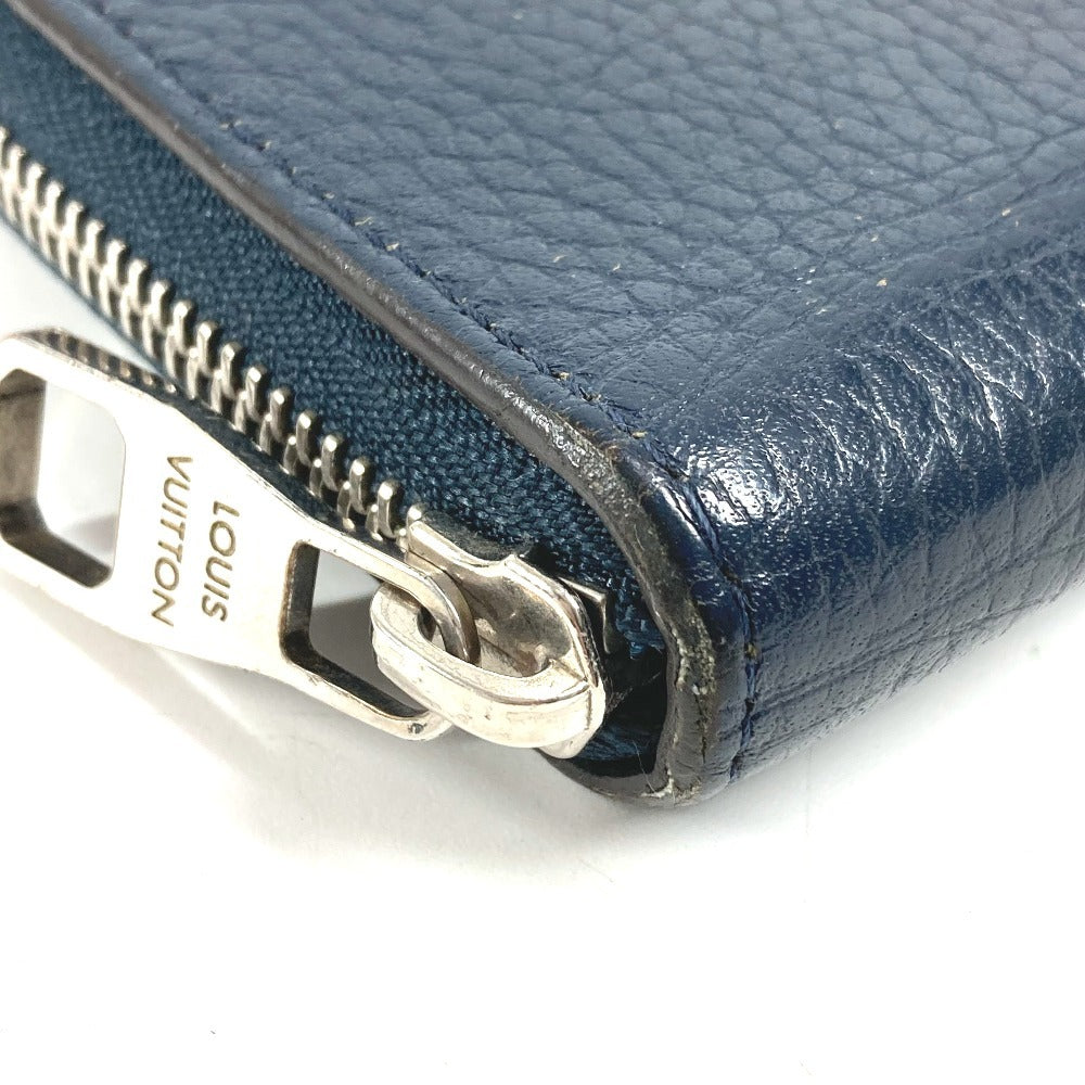 LOUIS VUITTON M58823 ジッピーウォレット ヴェルティカル ラウンドファスナー ロングウォレット 長財布 トリヨンレザー ユニセックス ネイビー