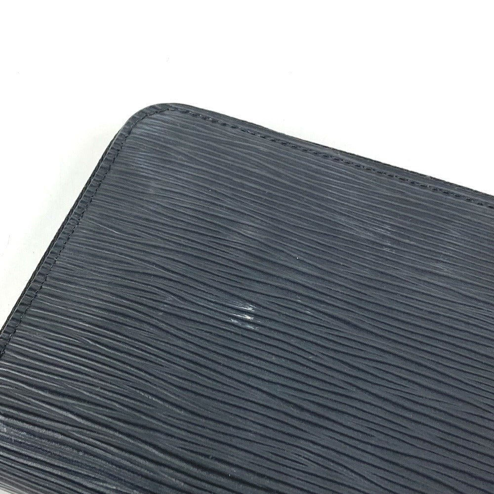 LOUIS VUITTON M61857 Epi Zippy Wallet Long Wallet Round Fastener Epi Leather Unisex Noir Black