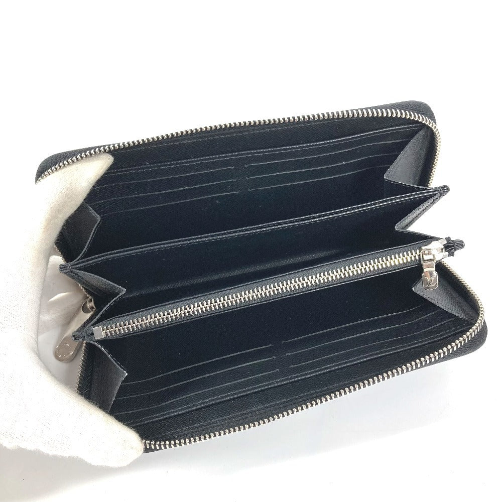 LOUIS VUITTON M61857 Epi Zippy Wallet Long Wallet Round Fastener Epi Leather Unisex Noir Black