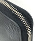LOUIS VUITTON M61857 Epi Zippy Wallet Long Wallet Round Fastener Epi Leather Unisex Noir Black