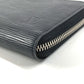 LOUIS VUITTON M61857 Epi Zippy Wallet Long Wallet Round Fastener Epi Leather Unisex Noir Black
