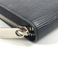 LOUIS VUITTON M61857 Epi Zippy Wallet Long Wallet Round Fastener Epi Leather Unisex Noir Black