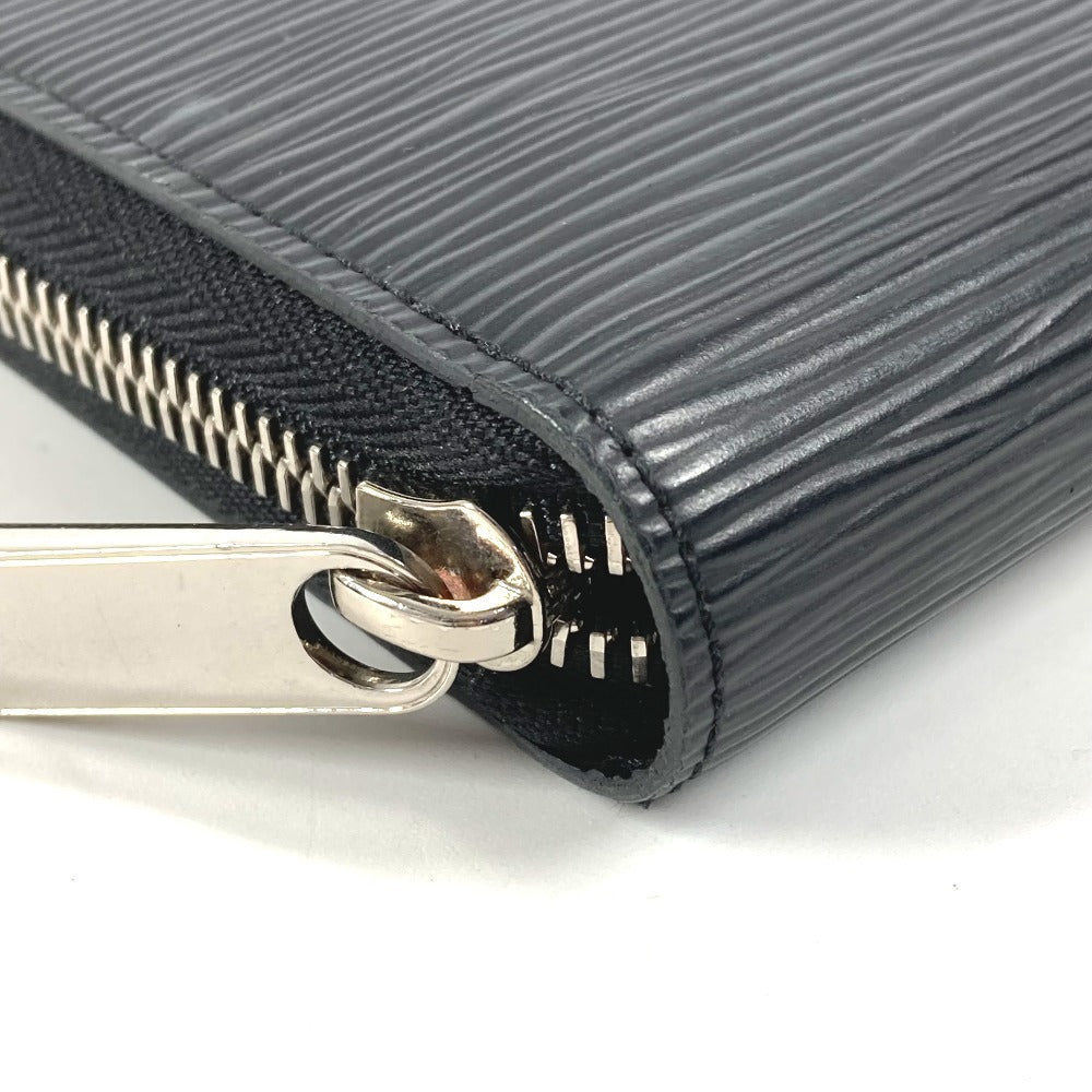 LOUIS VUITTON M61857 Epi Zippy Wallet Long Wallet Round Fastener Epi Leather Unisex Noir Black