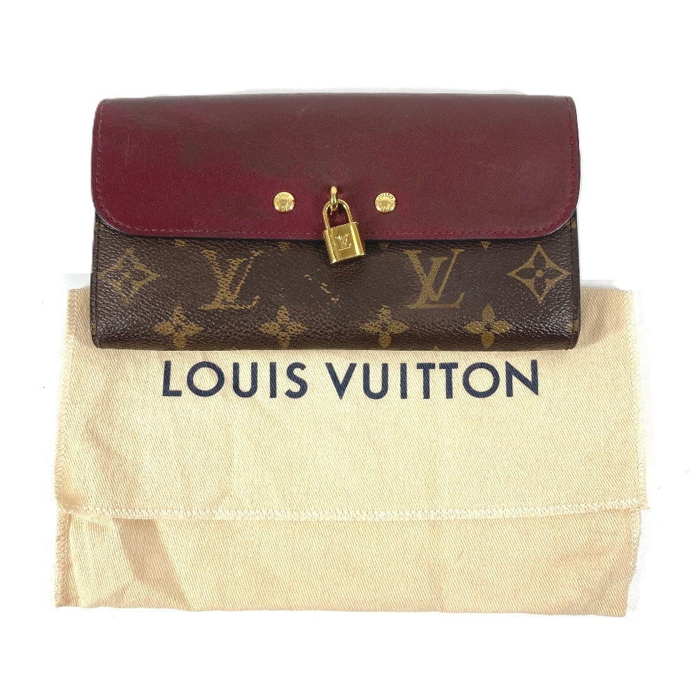 LOUIS VUITTON M61852 モノグラム ポルトフォイユヴィーナス ロングウォレット フラップ 2つ折り 長財布 モノグラムキャンバス ユニセックス レゼン ブラウン