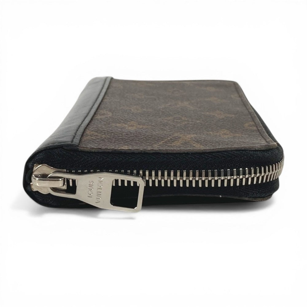 LOUIS VUITTON M60109 Monogram Macassar Zippy Wallet Vertical Long Wallet Round Zipper Long Wallet Monogram Macassar Canvas Unisex Brown
