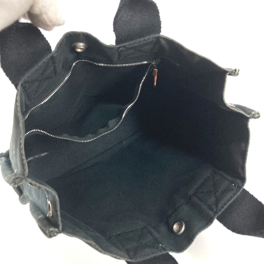 HERMES ドーヴィルPM ドーヴィル PM カバン トートバッグ ハンドバッグ キャンバス ユニセックス ブラック