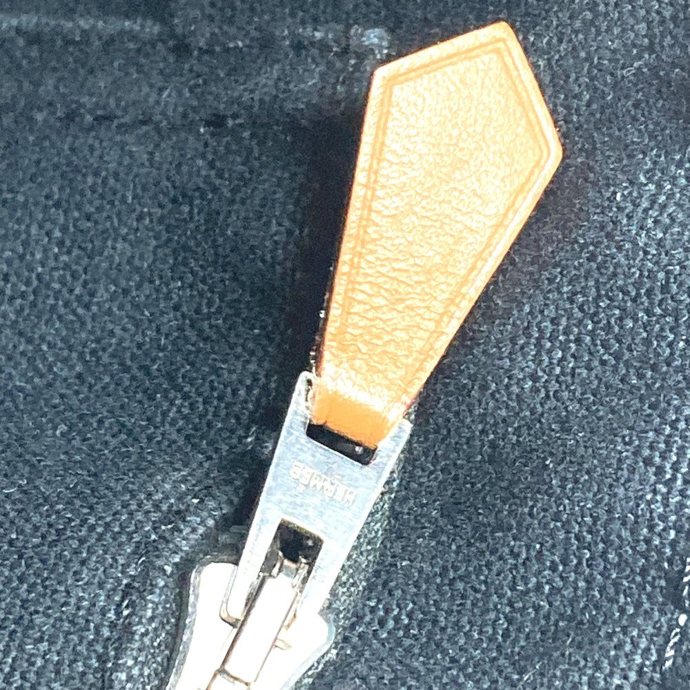HERMES ドーヴィルPM ドーヴィル PM カバン トートバッグ ハンドバッグ キャンバス ユニセックス ブラック