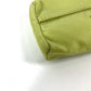 PRADA Tissue Case Pocket Tissue Mini Triangle Logo Plate Cover Pouch Unisex Light Green