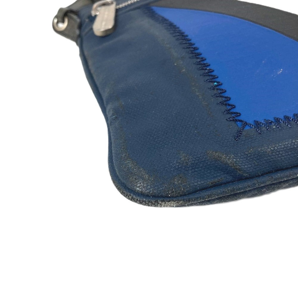 LOUIS VUITTON M80701 ヴィトンカップ LVcup ジェノワ カバン 斜め掛け ショルダーバッグ レザー/コーティングキャンバス ユニセックス ネイビー