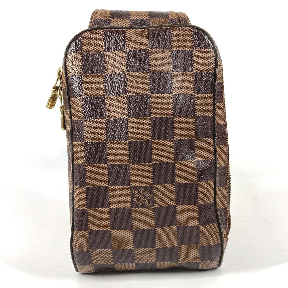 LOUIS VUITTON N51994 ダミエ ジェロニモス 旧 カバン ショルダーバッグ ウエストバッグ ボディバッグ ダミエキャンバス ユニセックス エベヌ ブラウン