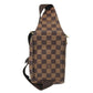 LOUIS VUITTON N51994 ダミエ ジェロニモス 旧 カバン ショルダーバッグ ウエストバッグ ボディバッグ ダミエキャンバス ユニセックス エベヌ ブラウン