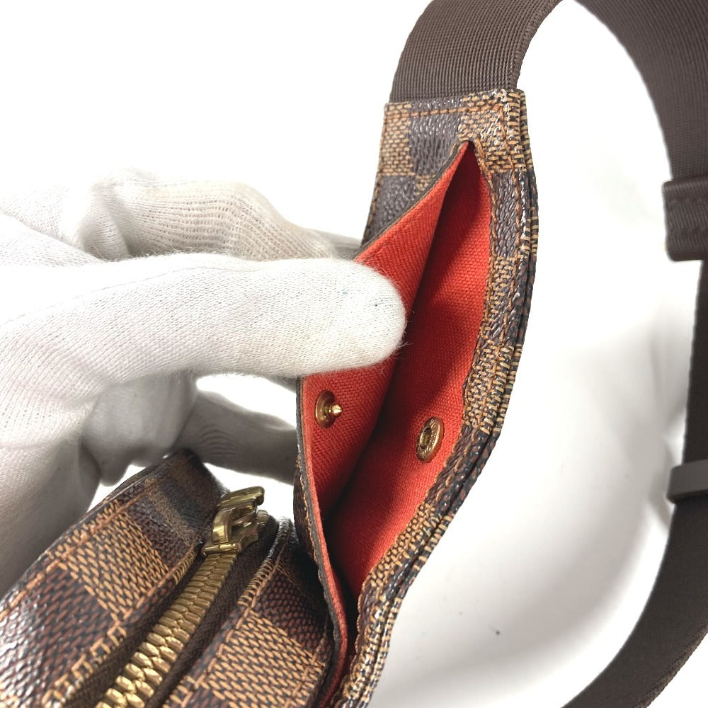 LOUIS VUITTON N51994 ダミエ ジェロニモス 旧 カバン ショルダーバッグ ウエストバッグ ボディバッグ ダミエキャンバス ユニセックス エベヌ ブラウン