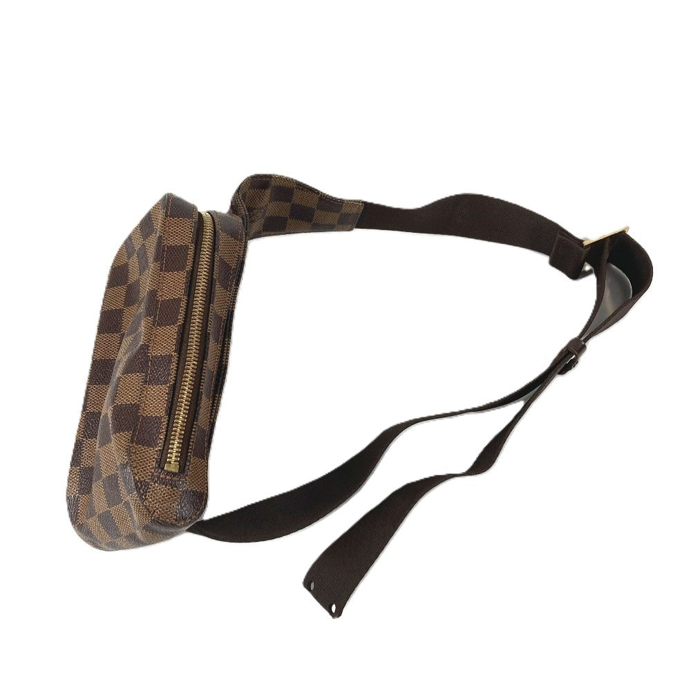 LOUIS VUITTON N51994 ダミエ ジェロニモス 旧 カバン ショルダーバッグ ウエストバッグ ボディバッグ ダミエキャンバス ユニセックス エベヌ ブラウン