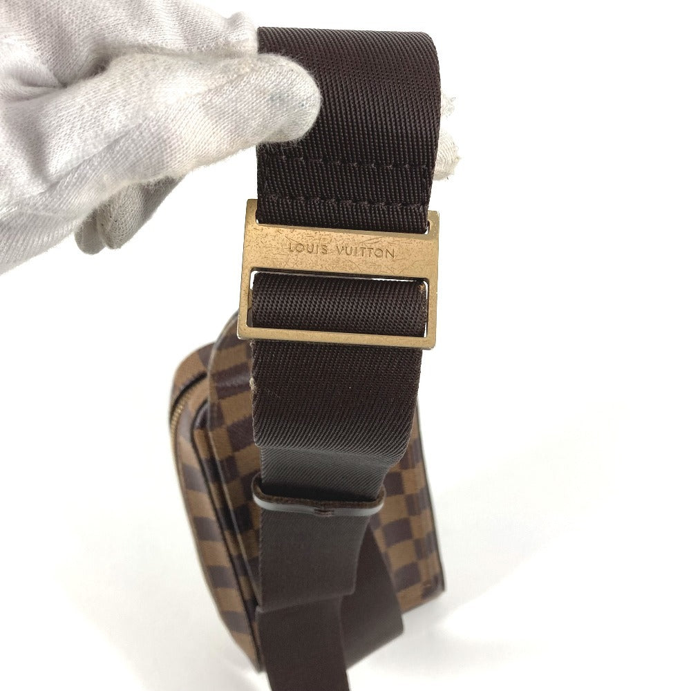 LOUIS VUITTON N51994 ダミエ ジェロニモス 旧 カバン ショルダーバッグ ウエストバッグ ボディバッグ ダミエキャンバス ユニセックス エベヌ ブラウン