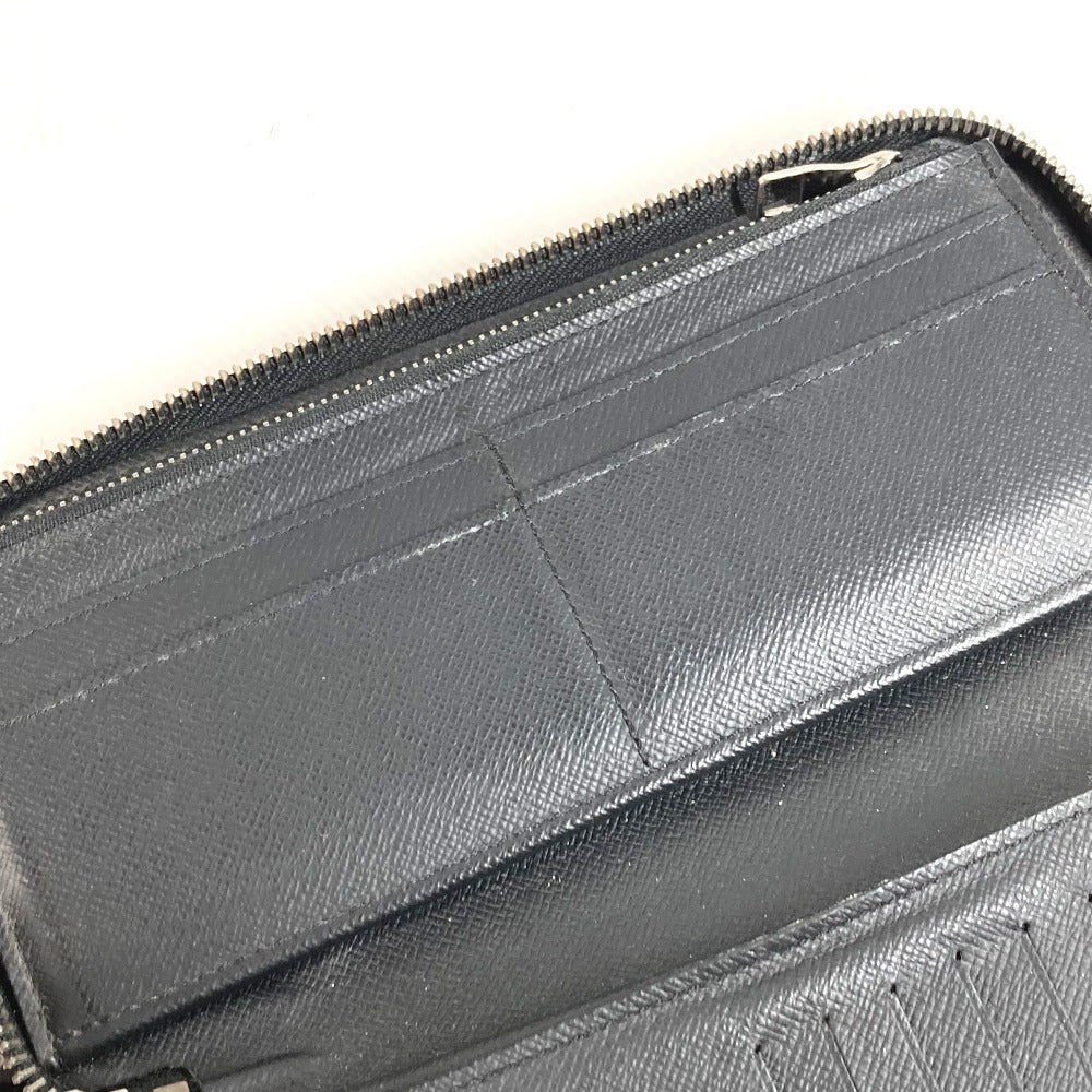 LOUIS VUITTON M62295 Monogram Eclipse Zippy Wallet Vertical Long Wallet Round Zipper Long Wallet Monogram Eclipse Canvas Unisex Black