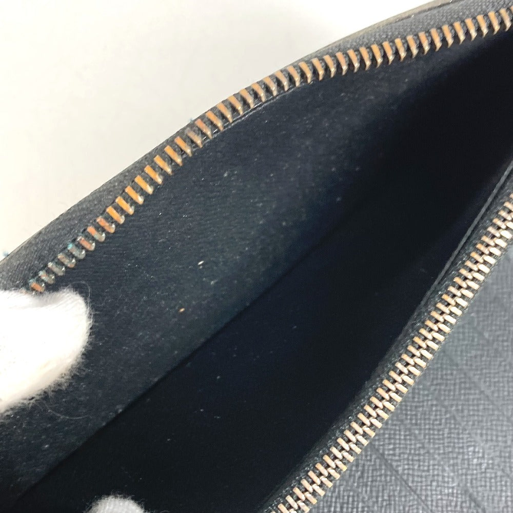 LOUIS VUITTON M62295 Monogram Eclipse Zippy Wallet Vertical Long Wallet Round Zipper Long Wallet Monogram Eclipse Canvas Unisex Black