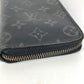 LOUIS VUITTON M62295 Monogram Eclipse Zippy Wallet Vertical Long Wallet Round Zipper Long Wallet Monogram Eclipse Canvas Unisex Black