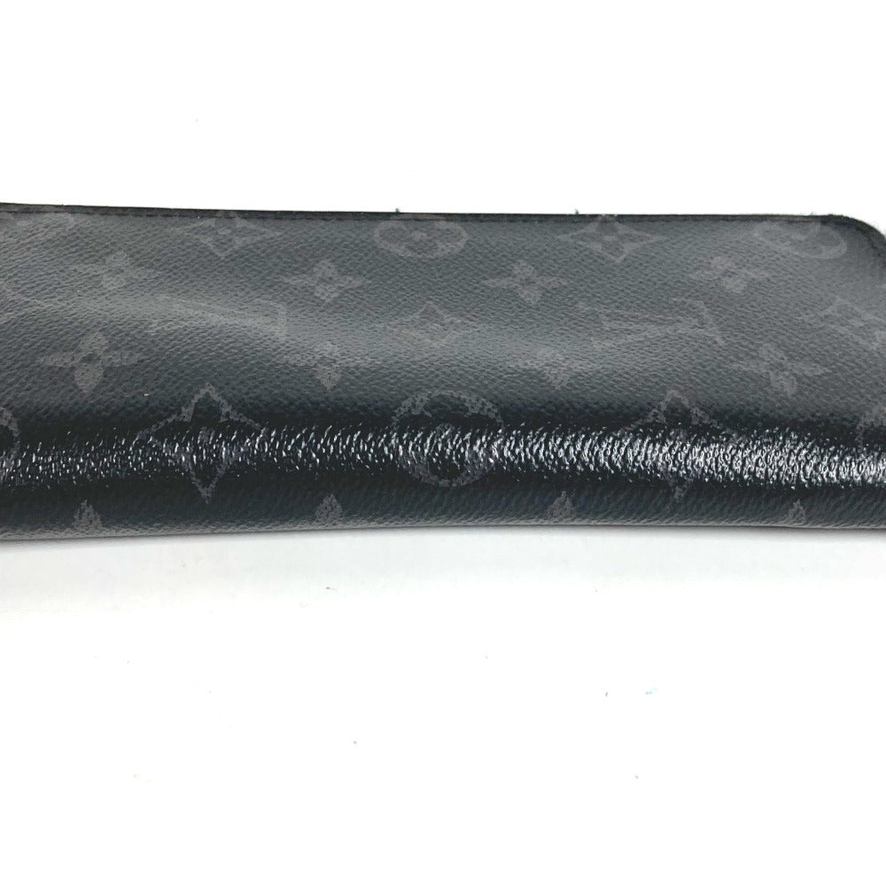LOUIS VUITTON M62295 Monogram Eclipse Zippy Wallet Vertical Long Wallet Round Zipper Long Wallet Monogram Eclipse Canvas Unisex Black