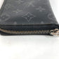 LOUIS VUITTON M62295 Monogram Eclipse Zippy Wallet Vertical Long Wallet Round Zipper Long Wallet Monogram Eclipse Canvas Unisex Black