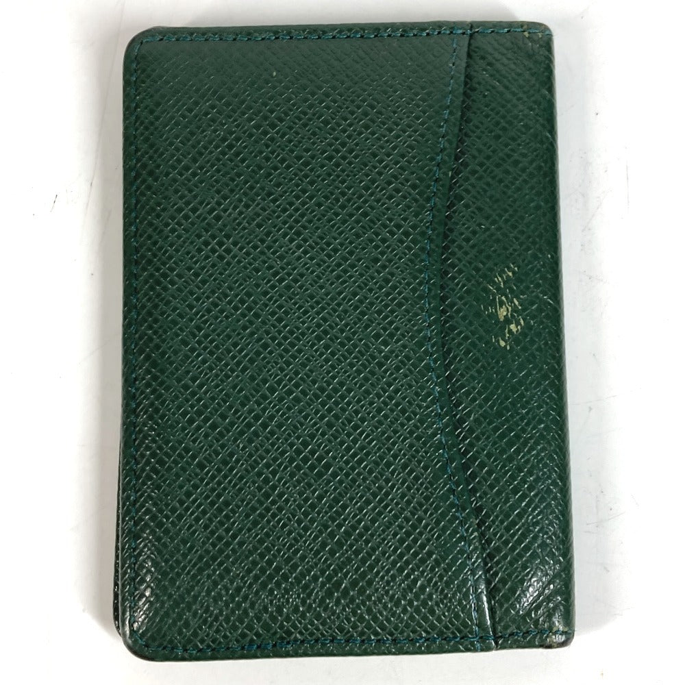 LOUIS VUITTON M30514 タイガ オーガナイザードゥポッシュ 名刺入れ パスケース 2つ折り カードケース タイガレザー ユニセックス エピセア グリーン