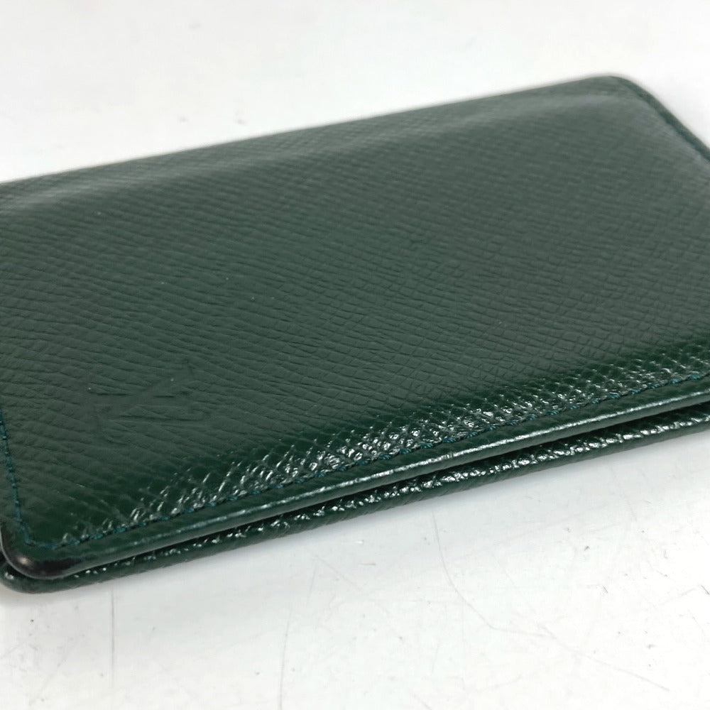 LOUIS VUITTON M30514 タイガ オーガナイザードゥポッシュ 名刺入れ パスケース 2つ折り カードケース タイガレザー ユニセックス エピセア グリーン