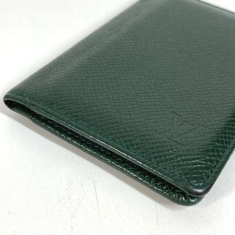 LOUIS VUITTON M30514 タイガ オーガナイザードゥポッシュ 名刺入れ パスケース 2つ折り カードケース タイガレザー ユニセックス エピセア グリーン