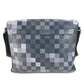 LOUIS VUITTON N40072 Damier Graphite Pixel District PM District PM Bag Sling Flap Shoulder Bag Damier Graphite Canvas Unisex Black