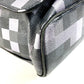 LOUIS VUITTON N40072 Damier Graphite Pixel District PM District PM Bag Sling Flap Shoulder Bag Damier Graphite Canvas Unisex Black