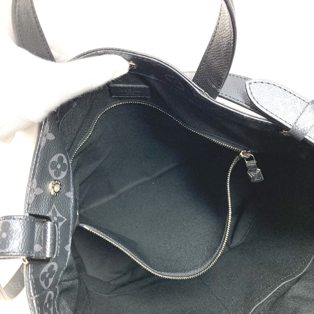 LOUIS VUITTON M30431 Taigarama City Tote Handbag Bag Vertical 2-Way Bag Shoulder Bag Tote Bag Taiga Leather Unisex Black