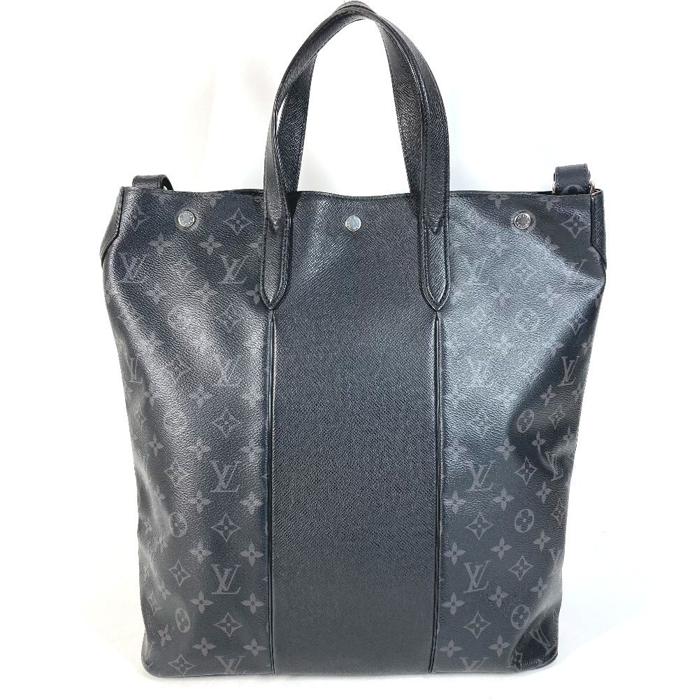 LOUIS VUITTON M30431 Taigarama City Tote Handbag Bag Vertical 2-Way Bag Shoulder Bag Tote Bag Taiga Leather Unisex Black