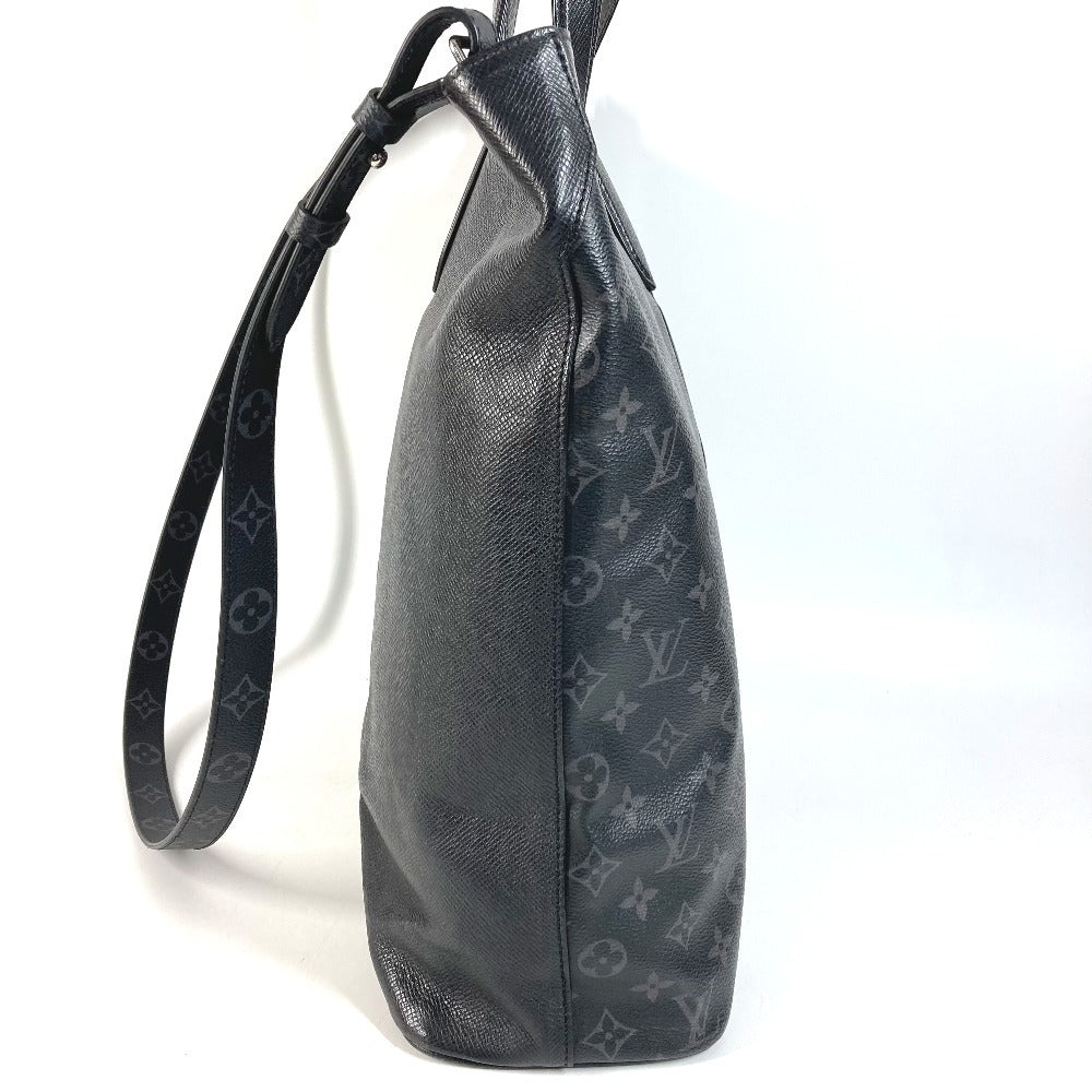 LOUIS VUITTON M30431 Taigarama City Tote Handbag Bag Vertical 2-Way Bag Shoulder Bag Tote Bag Taiga Leather Unisex Black