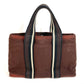 HERMES Troca Horizontal PM Troca Horizontal PM Handbag Tote Bag Cotton Unisex Brown